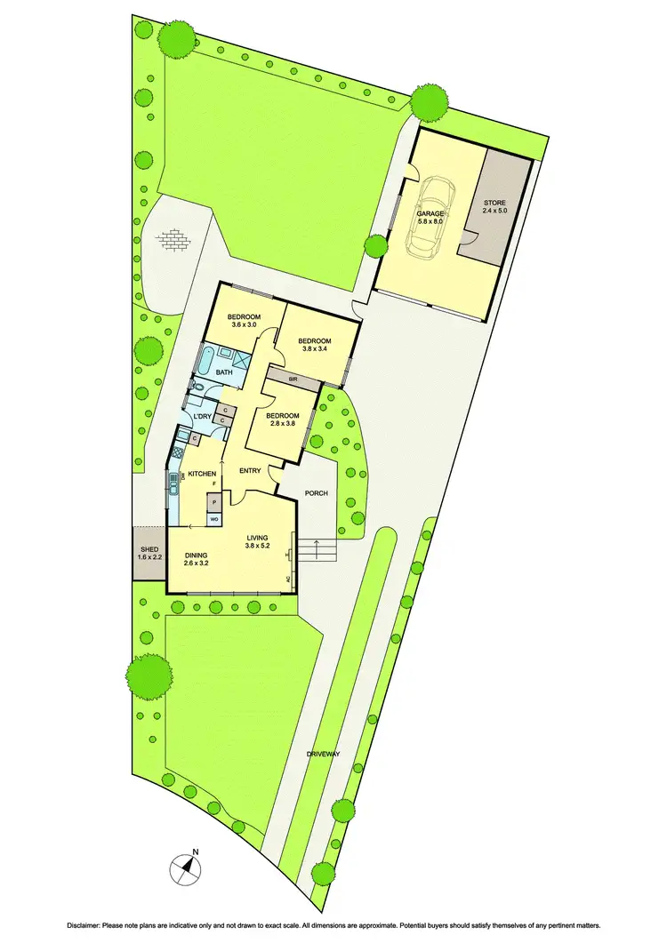 Floorplan of Homely house listing, 5 Haven Court, Mitcham VIC 3132