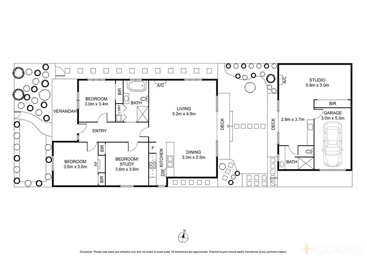 Floorplan of Homely house listing, 34 Elizabeth Street, Geelong West VIC 3218