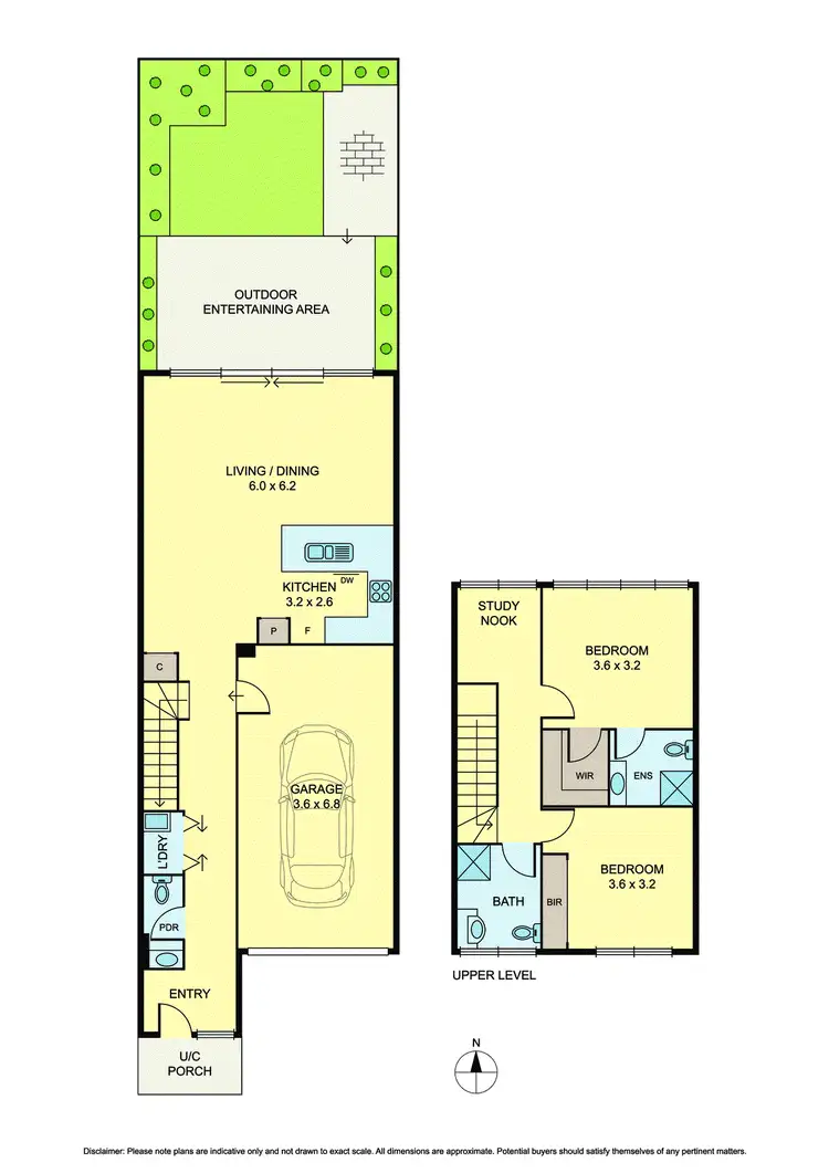 Floorplan of Homely townhouse listing, 3/385 Mitcham Road, Mitcham VIC 3132