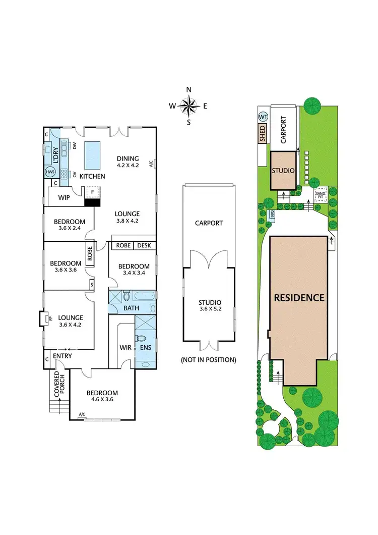 Floorplan of Homely house listing, 95a Pender Street, Thornbury VIC 3071