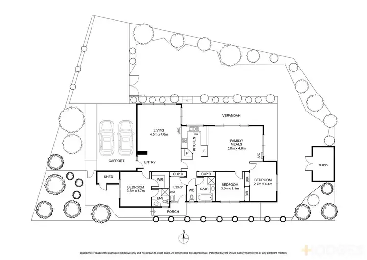 Floorplan of Homely house listing, 8 Endeavour Drive, Ocean Grove VIC 3226