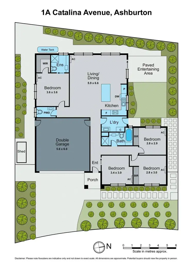 Floorplan of Homely house listing, 1A Catalina Avenue, Ashburton VIC 3147