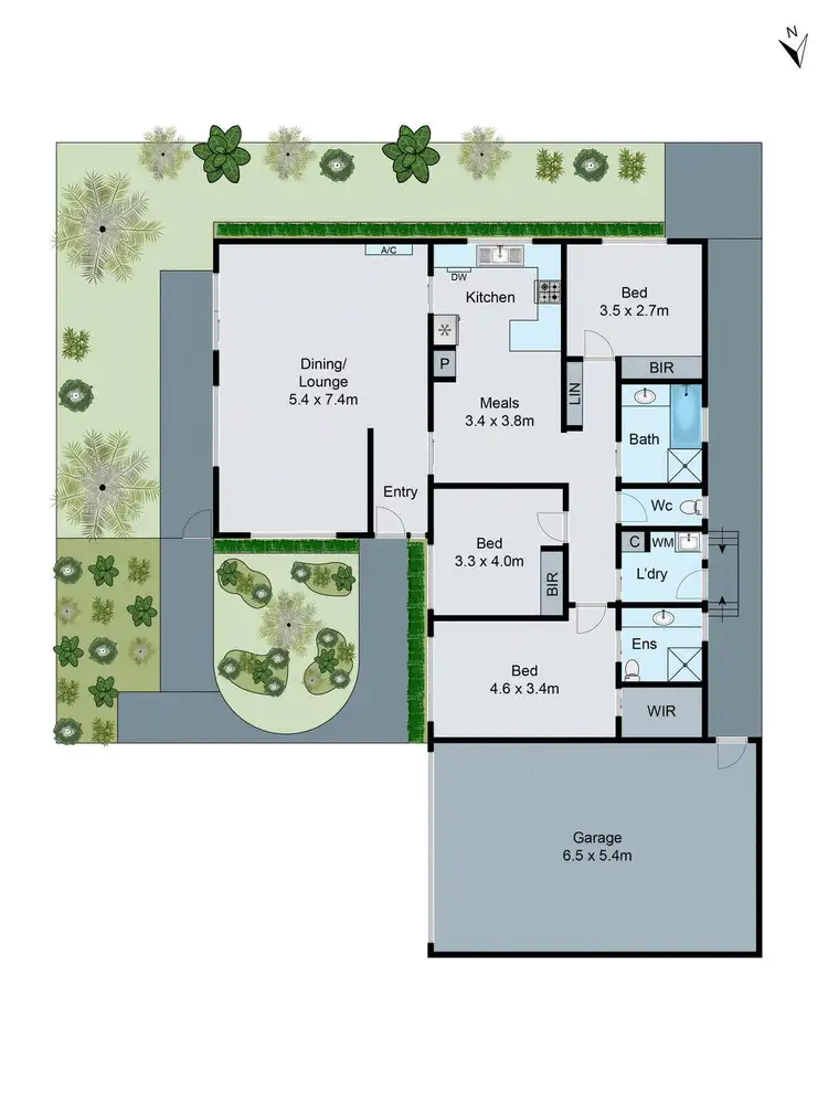 Floorplan of Homely unit listing, 2/332 Waverley Road, Mount Waverley VIC 3149