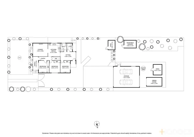 Floorplan of Homely house listing, 10 Belcher Street, Hamlyn Heights VIC 3215