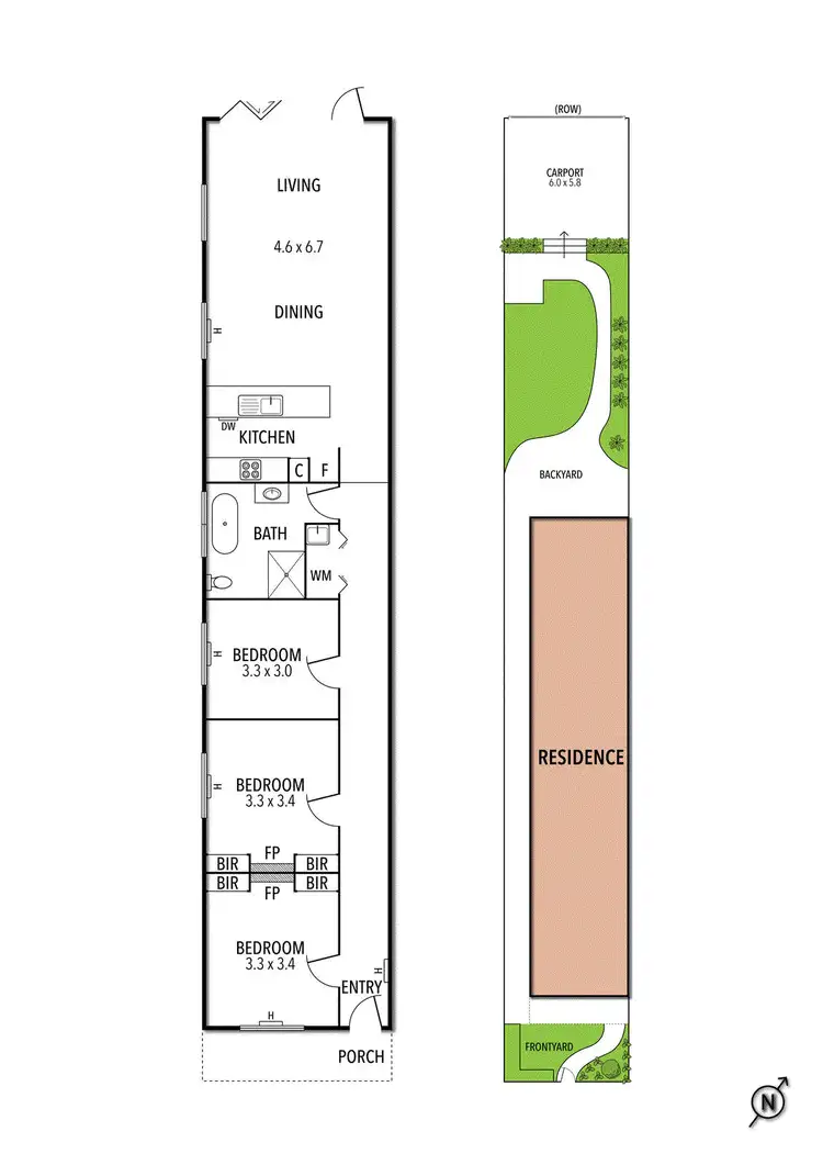 Floorplan of Homely house listing, 180 St Leonards Road, Ascot Vale VIC 3032