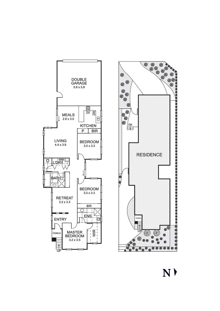 Floorplan of Homely house listing, 1 Gentle Walk, Doreen VIC 3754