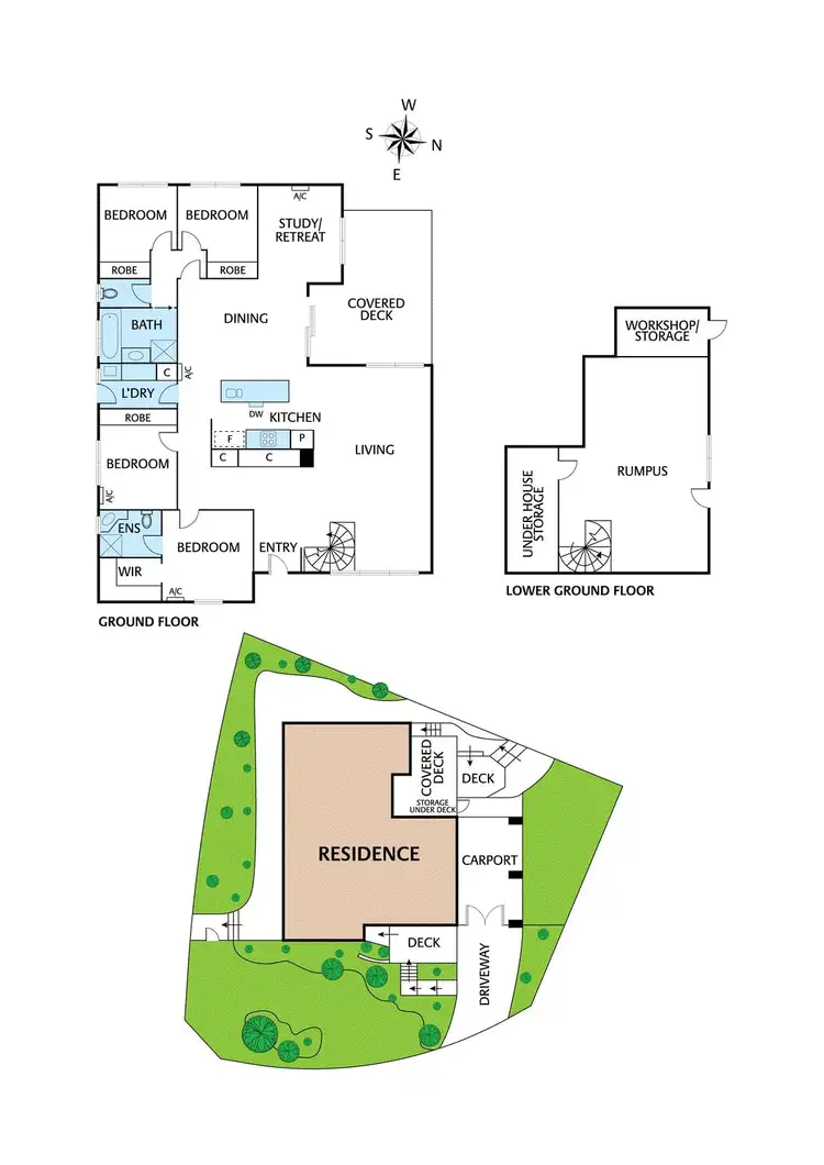 Floorplan of Homely house listing, 1 Mooltan Place, Eltham North VIC 3095