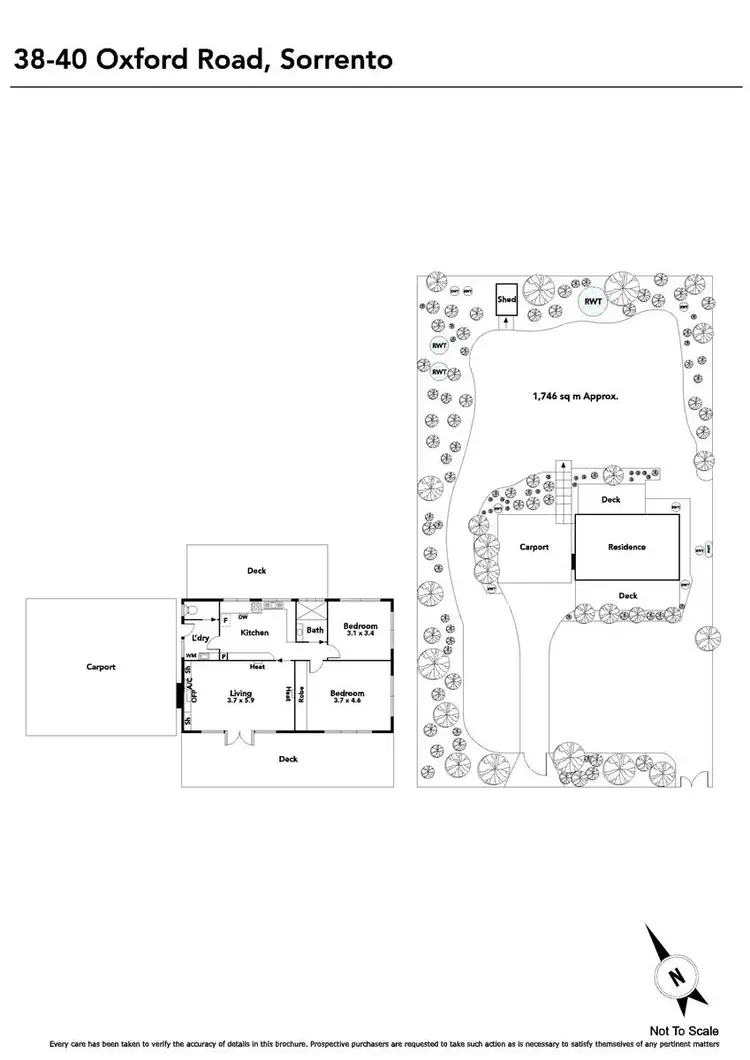 Floorplan of Homely house listing, 38-40 Oxford Road, Sorrento VIC 3943
