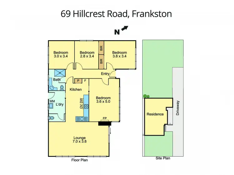 Floorplan of Homely house listing, 69 Hillcrest Road, Frankston VIC 3199