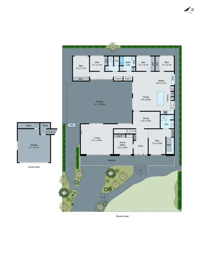 Floorplan of Homely house listing, 24 Rosaline Avenue, Mount Waverley VIC 3149