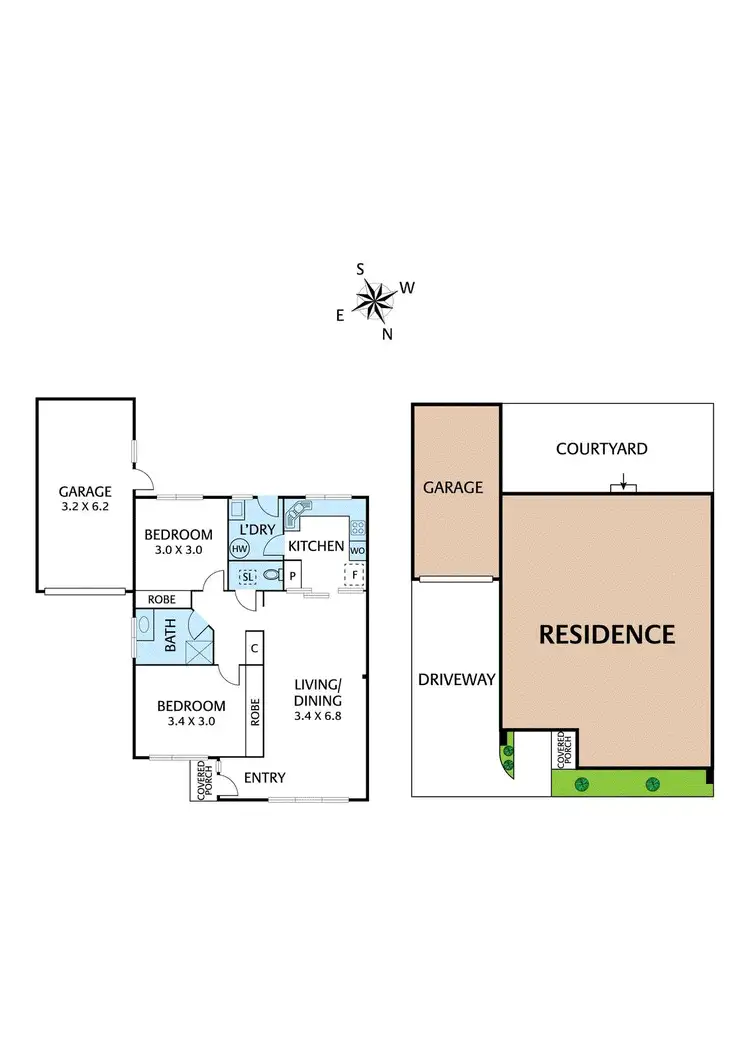 Floorplan of Homely unit listing, 3/38 Linden Avenue, Ivanhoe VIC 3079