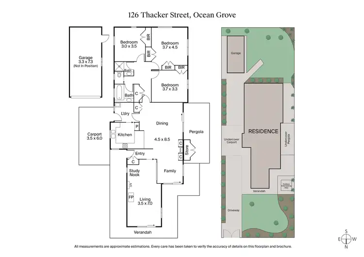 Floorplan of Homely house listing, 126 Thacker Street, Ocean Grove VIC 3226