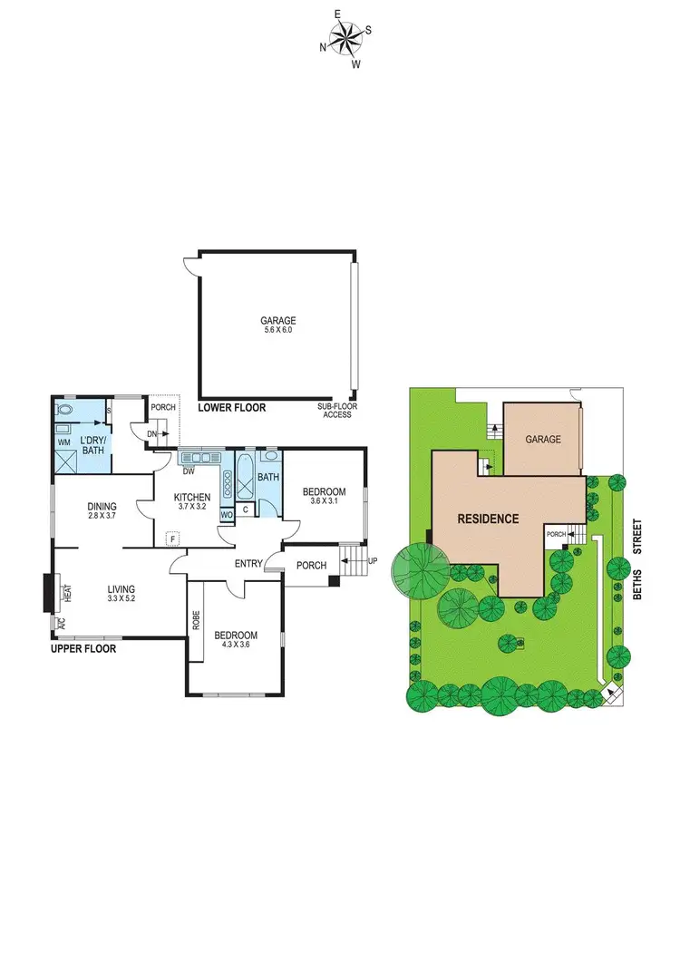 Floorplan of Homely house listing, 1/2 Balmoral Avenue, Bentleigh VIC 3204