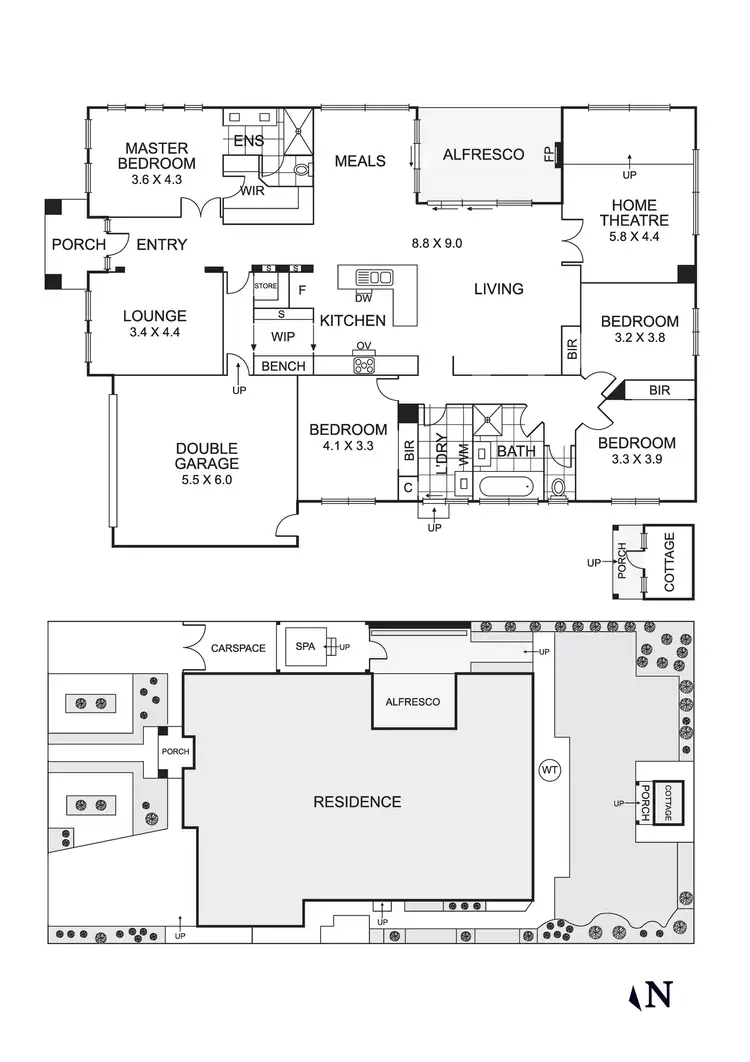 Floorplan of Homely house listing, 8 Vidler Avenue, Doreen VIC 3754