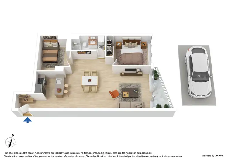Floorplan of Homely apartment listing, 17/416A St Kilda Road, Melbourne VIC 3004