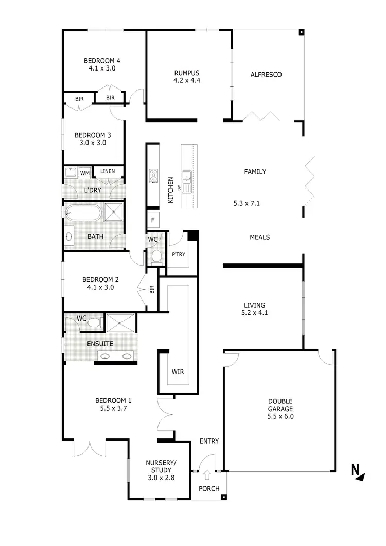 Floorplan of Homely house listing, 9 Lauriston Place, Wallan VIC 3756