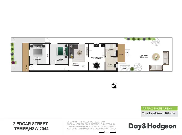 Floorplan of Homely house listing, 1/15 Edgar Street, Tempe NSW 2044