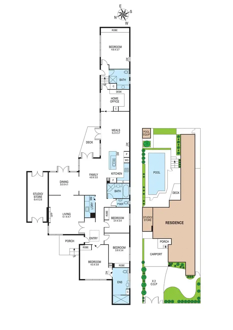 Floorplan of Homely house listing, 78 Baird Street, Brighton East VIC 3187