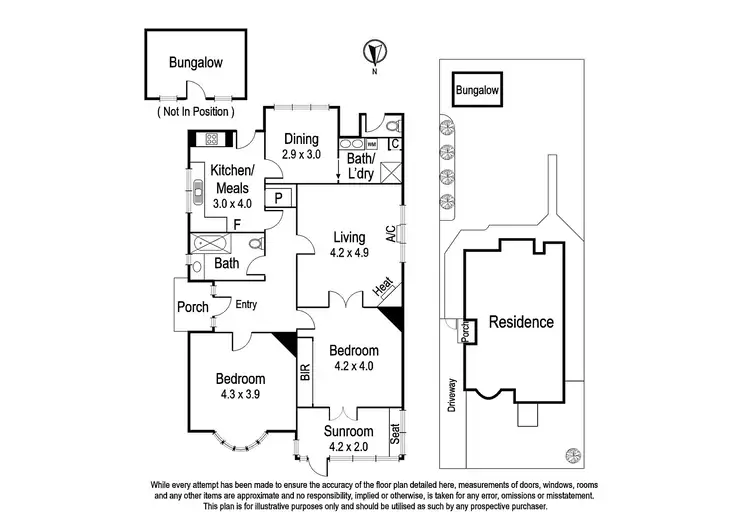 Floorplan of Homely house listing, 19 Darling Street, Fairfield VIC 3078