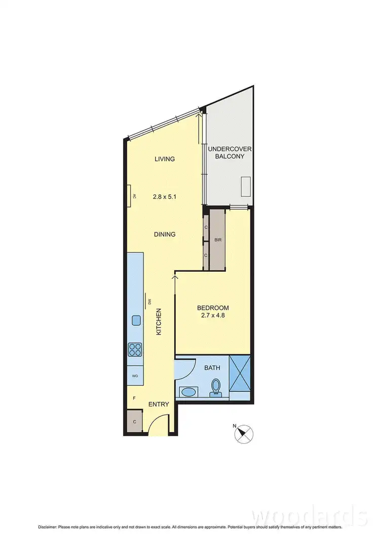 Floorplan of Homely apartment listing, 1012/443 Upper Heidelberg Road, Ivanhoe VIC 3079