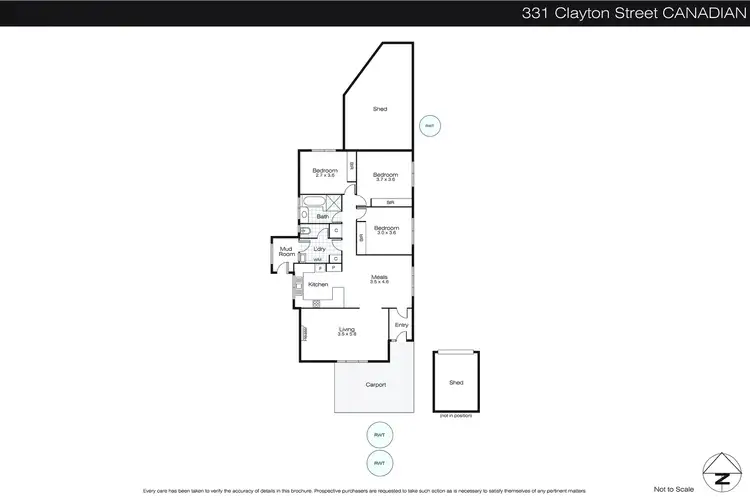 Floorplan of Homely house listing, 331 Clayton Street, Canadian VIC 3350