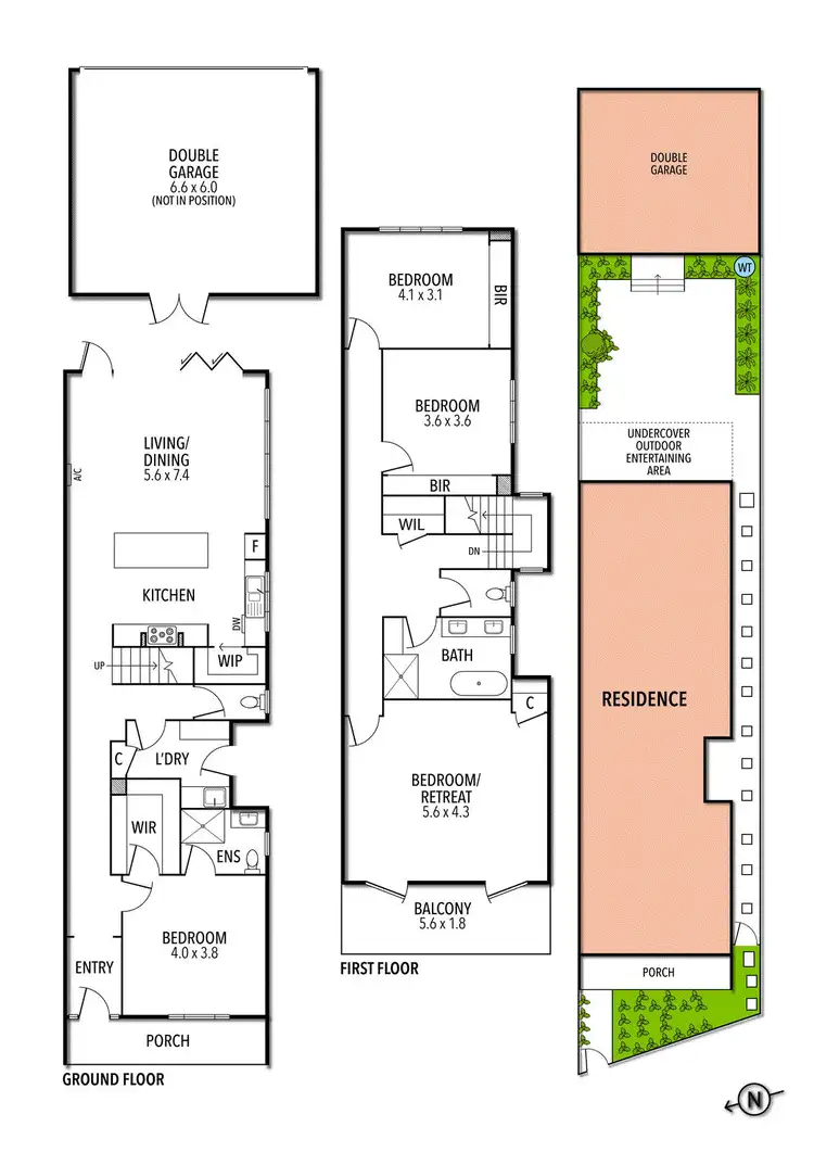 Floorplan of Homely house listing, 63 The Crescent, Ascot Vale VIC 3032