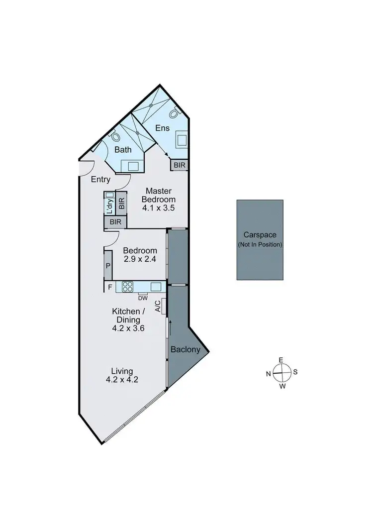 Floorplan of Homely apartment listing, 205/10-12 High Street, Glen Iris VIC 3146