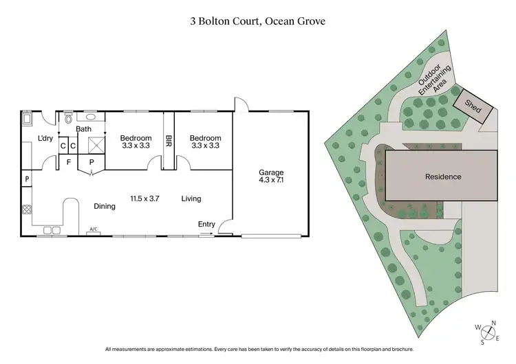 Floorplan of Homely house listing, 3 Bolton Court, Ocean Grove VIC 3226