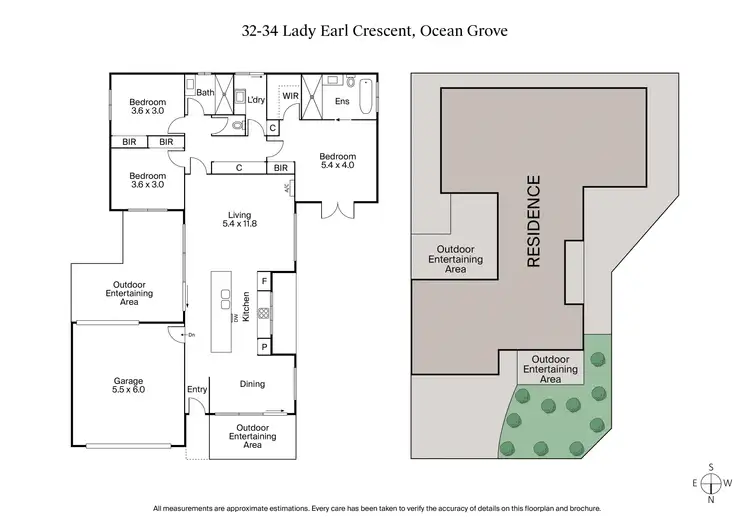 Floorplan of Homely house listing, 32-34 Lady Earl Crescent, Ocean Grove VIC 3226