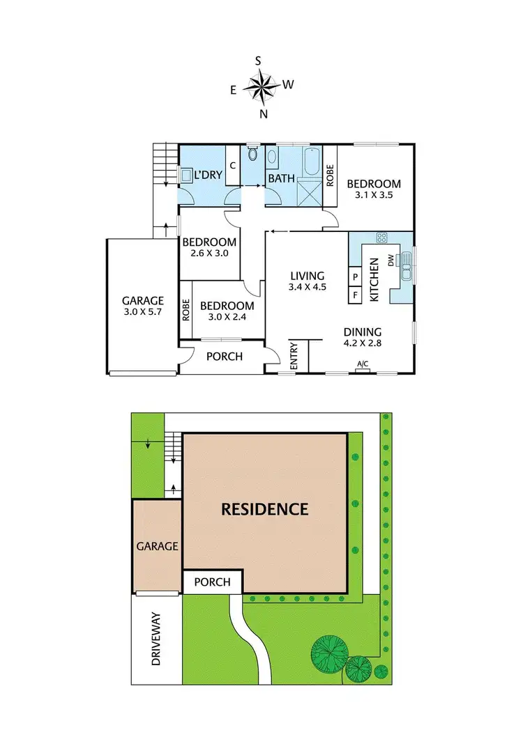 Floorplan of Homely house listing, 5 Lorraine Parade, Viewbank VIC 3084
