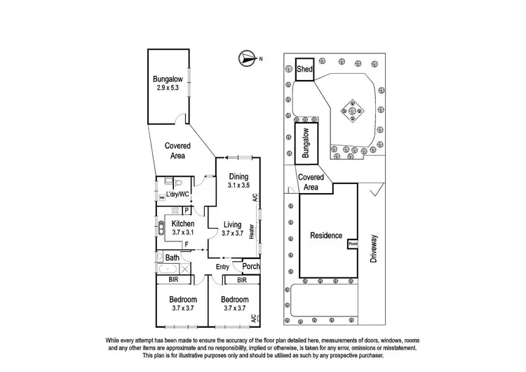 Floorplan of Homely house listing, 7 Sparks Avenue, Fairfield VIC 3078