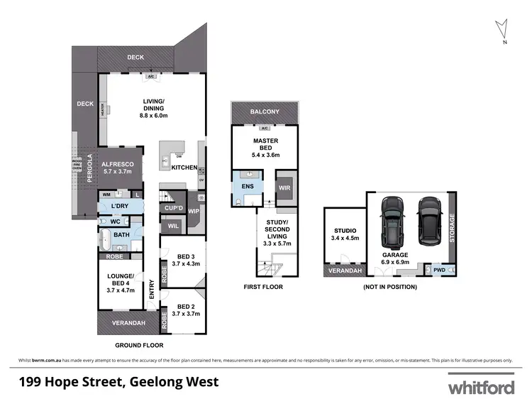 Floorplan of Homely house listing, 199 Hope Street, Geelong West VIC 3218