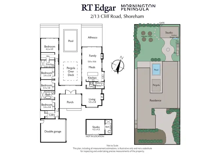 Floorplan of Homely house listing, 2/13 Cliff Road, Shoreham VIC 3916