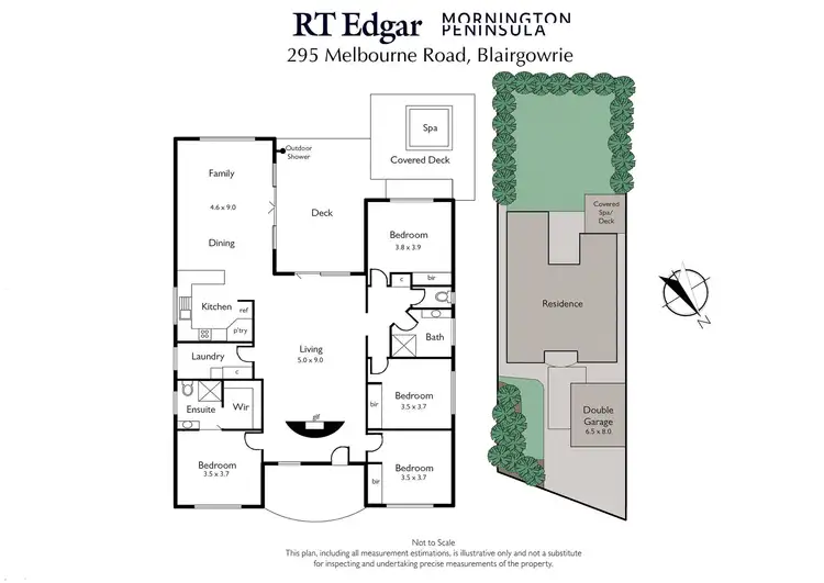 Floorplan of Homely house listing, 295 Melbourne Road, Blairgowrie VIC 3942