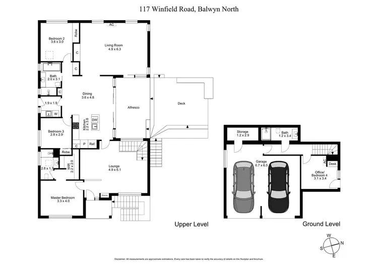 Floorplan of Homely house listing, 117 Winfield Road, Balwyn North VIC 3104
