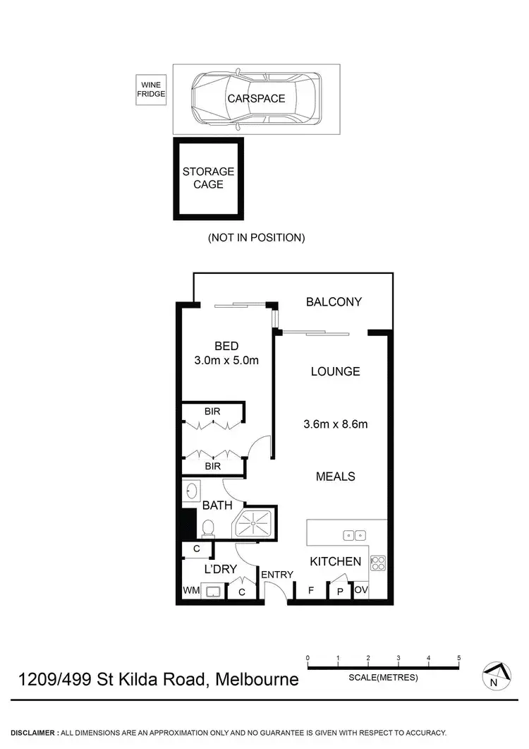 Floorplan of Homely apartment listing, 1209/499 St Kilda Road, Melbourne VIC 3004