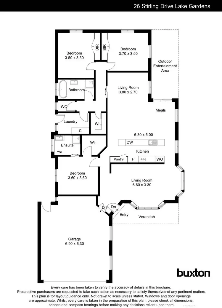 Floorplan of Homely house listing, 26 Stirling Drive, Lake Gardens VIC 3355