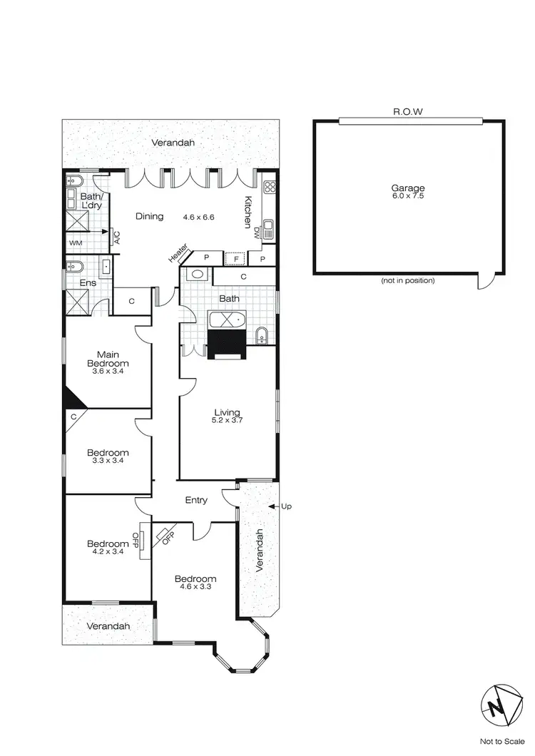 Floorplan of Homely house listing, 233 Lydiard Street North, Soldiers Hill VIC 3350
