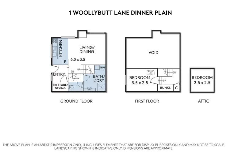 Floorplan of Homely house listing, 1 Woollybutt Lane, Dinner Plain VIC 3898