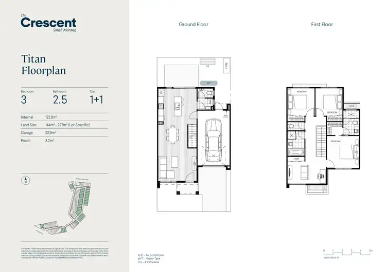Floorplan of Homely townhouse listing, 99/91 Williamsons Road, South Morang VIC 3752