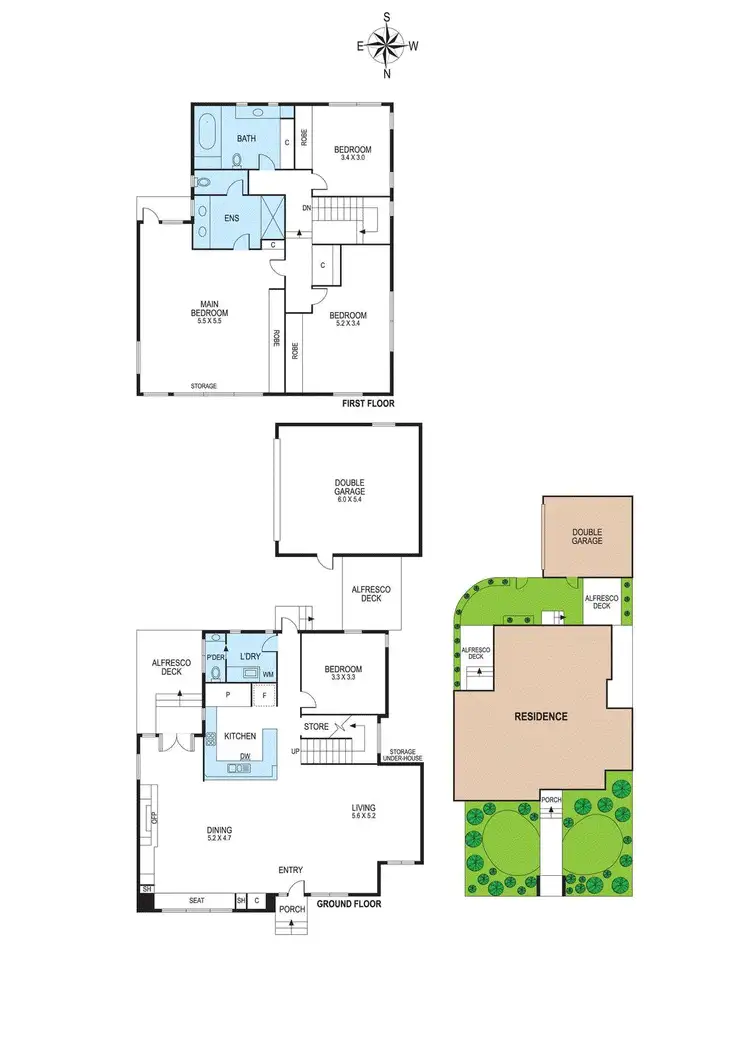Floorplan of Homely house listing, 1/18 Hopkins Street, Mckinnon VIC 3204