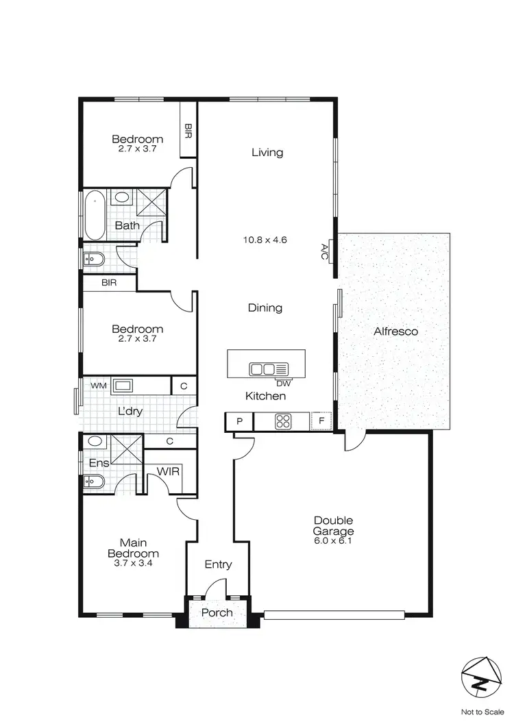 Floorplan of Homely unit listing, 2/146 Mansfield Avenue, Mount Clear VIC 3350
