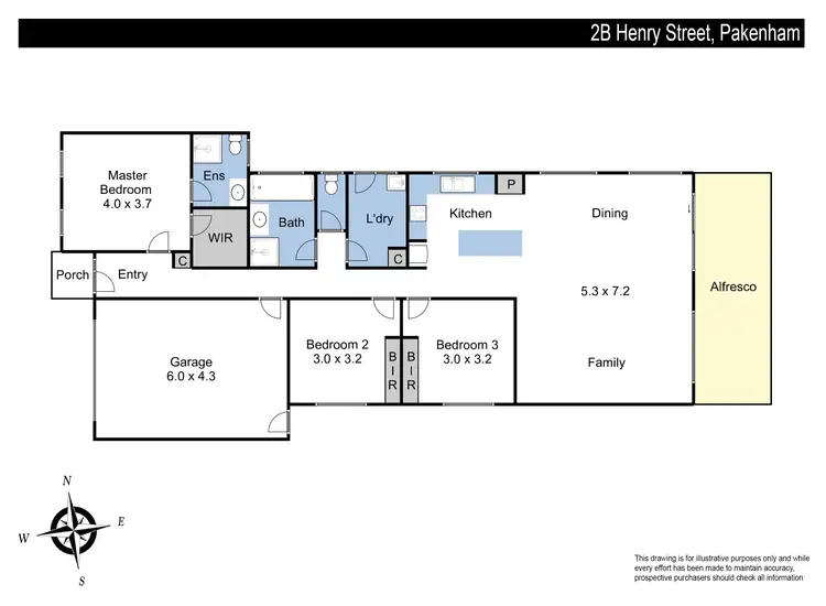 Floorplan of Homely house listing, 2/B Henry Street, Pakenham VIC 3810