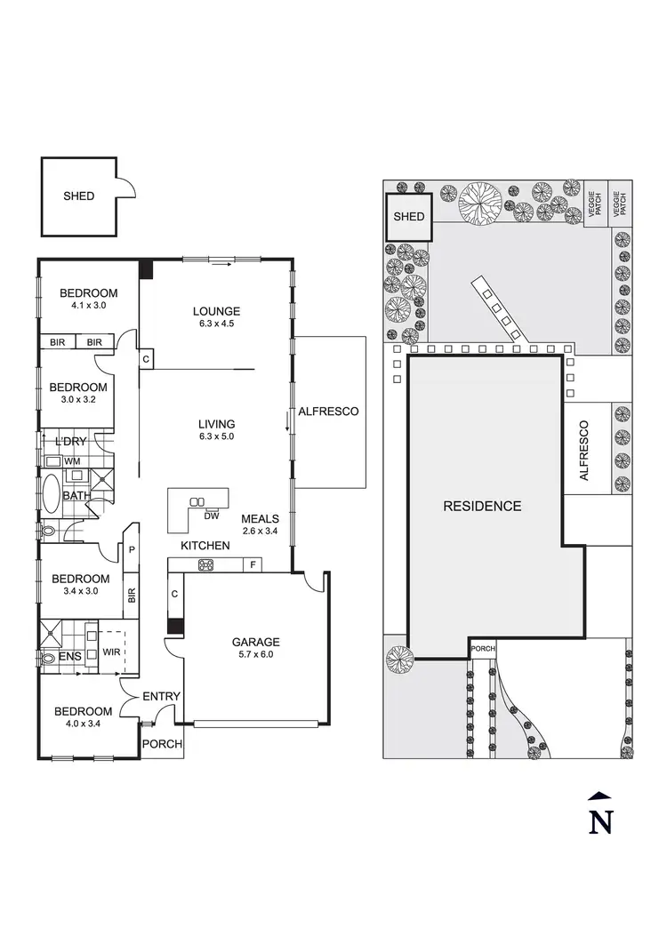 Floorplan of Homely house listing, 8 Fitzwilliam  Drive, Doreen VIC 3754
