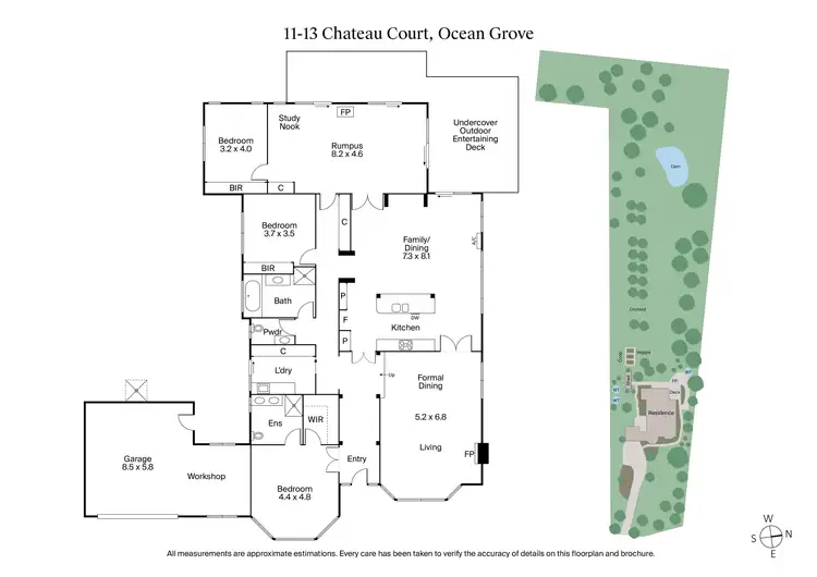 Floorplan of Homely rural property listing, 11-13 Chateau Court, Ocean Grove VIC 3226