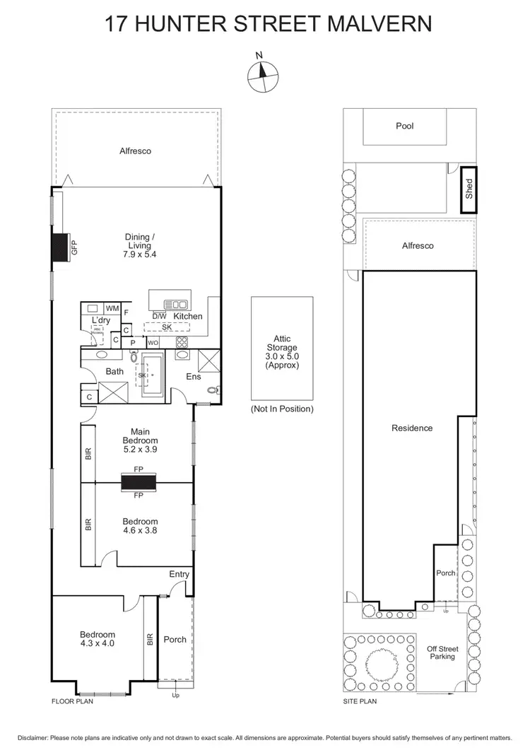 Floorplan of Homely house listing, 17 Hunter Street, Malvern VIC 3144