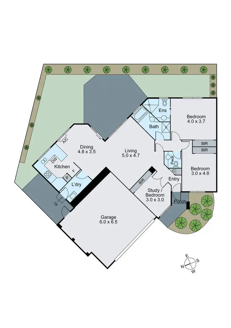 Floorplan of Homely townhouse listing, 2/7 Katta Court, Ashwood VIC 3147