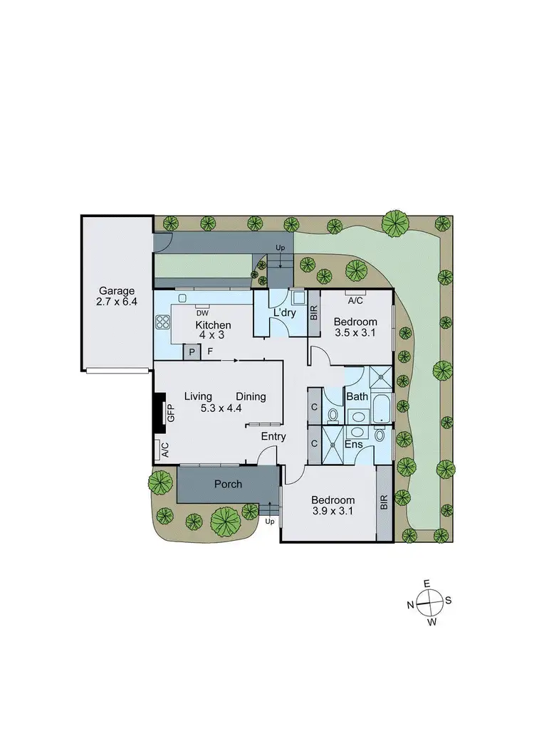 Floorplan of Homely unit listing, 4/1 Alfred Road, Glen Iris VIC 3146