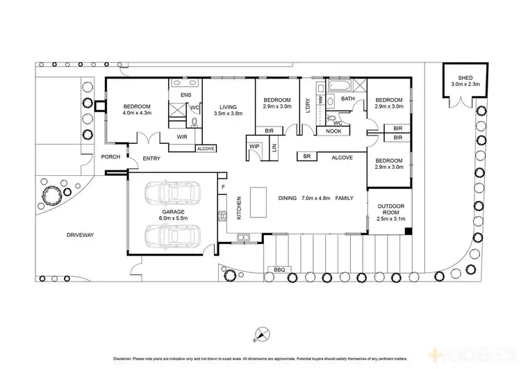 Floorplan of Homely house listing, 68 Duneview Drive, Ocean Grove VIC 3226