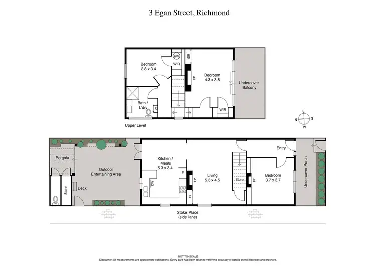 Floorplan of Homely house listing, 3 Egan Street, Richmond VIC 3121